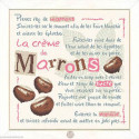 LiliPoints, Grille Gourmandise - la purée de Marrons (G031)