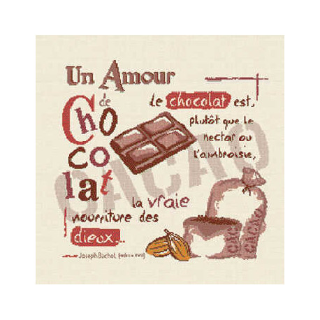 LiliPoints, Grille Gourmandise - Un amour de chocolat (G005)