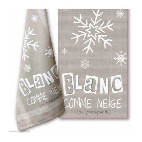 LiliPoints, grille ma couleur - Blanc comme neige (X004)
