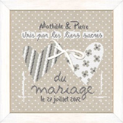 LiliPoints, Grille Mariages, cérémonies - Unis par les liens .. (M012)