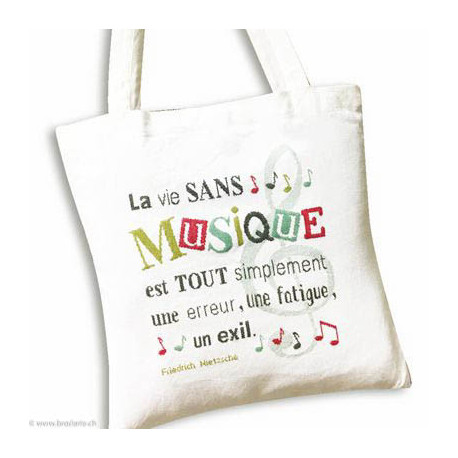 LiliPoints, Grille pour sac La Musique (SAC11)