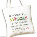 LiliPoints, Grille pour sac La Musique (SAC11)