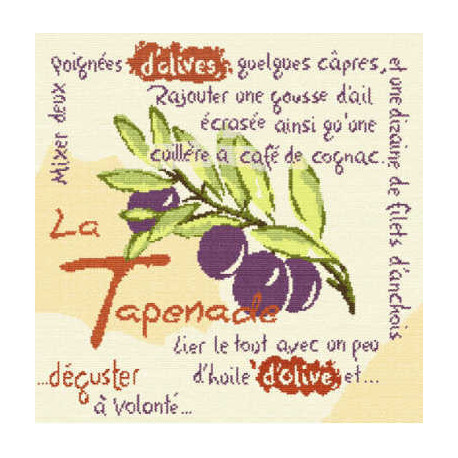 LiliPoints, Grille Provence - La Tapenade (P011)