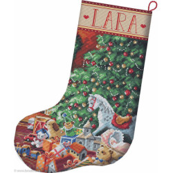 Luca-S Leti Stitch, kit Cozy Christmas Stocking (SLETIL8010)