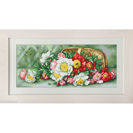 Luca-S, kit Basket of peonies (LUCAB504)