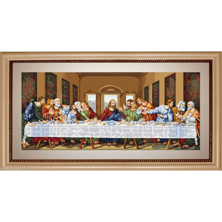 Luca-S, kit canevas petits points The Last Supper (LUCAG407)
