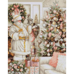 Luca-S, kit White Santa eith Christmas tree (LUCASBU5019)