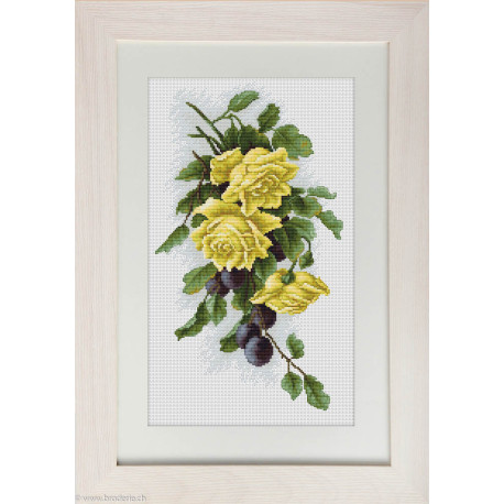 Luca-S, kit Yellow roses with plums (LUCAB2230)
