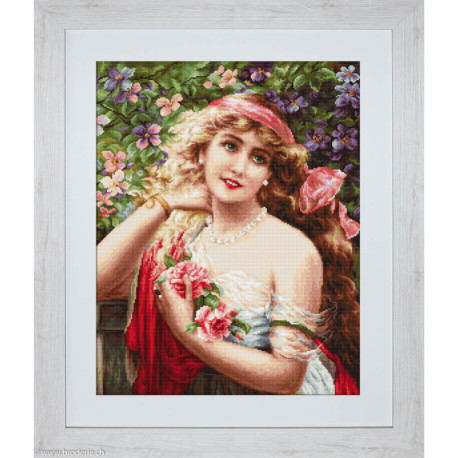 Luca-S, kit Young Lady with Roses (LUCAB549)