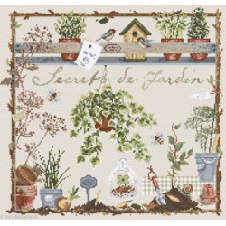 Madame la Fée, grille "Secrets de jardin" (FEE136)