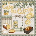 Madame la Fée, grille Cake au citron (FEE162)