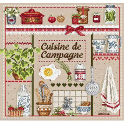 Madame la Fée, grille Cuisine de Campagne (FEE107)