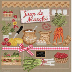 Madame la Fée, grille Jour de marché (FEE053)