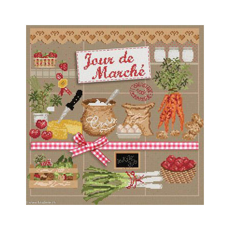 Madame la Fée, grille Jour de marché (FEE053)