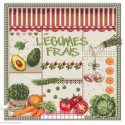 Madame la Fée, grille Légumes frais (FEE170)