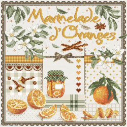 Madame la Fée, grille Marmelade d'Oranges (FEE165)