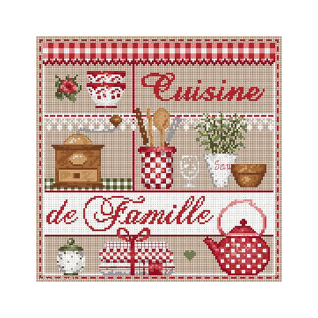 Madame la Fée, grille mini Cuisine de famille (FMINI048)