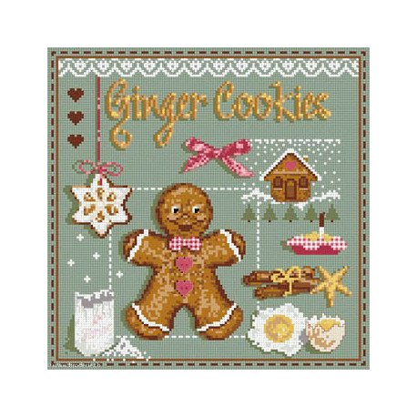 Madame la Fée, grille mini Gingerbread (FMINI035)