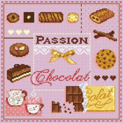 Madame la Fée, grille mini Passion Chocolat (FMINI051)