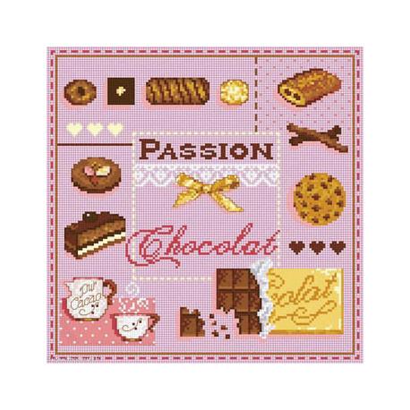 Madame la Fée, grille mini Passion Chocolat (FMINI051)