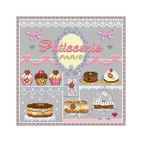 Madame la Fée, grille mini Patisseries (FMINI087)