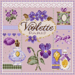 Madame la Fée, grille mini Violette (FMINI091)