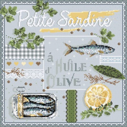 Madame la Fée, grille Petite sardine (FEE155)