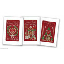 Marie Coeur, kit lot de 3 cartes Joyeux Noël (MC1110-4589)