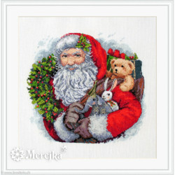 Merejka, kit Santa with Wreath (MEK-133)