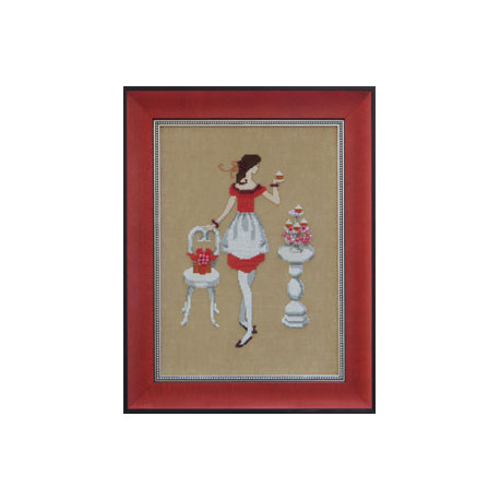 Mirabilia Nora Corbett, grille Cherry Blossom - red Collection (NC170)