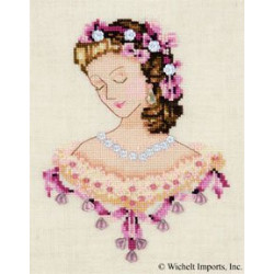 Mirabilia Nora Corbett, grille portrait od Caroline in Pink (NC104)