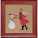 Mirabilia Nora Corbett, grille Red Winter Gift - Red Ladies Collection (NC174)
