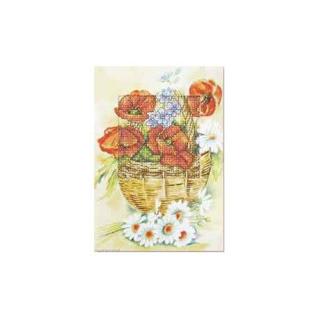 Orchidea, kit Carte de voeux Coquelicots (OR6212)