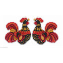 Oven, kit Christmas tree decoration. Rooster (OV1449)