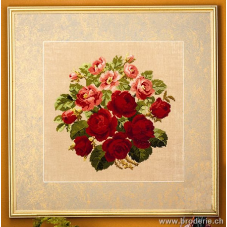 Permin, kit le bouquet de roses (PE70-5143)