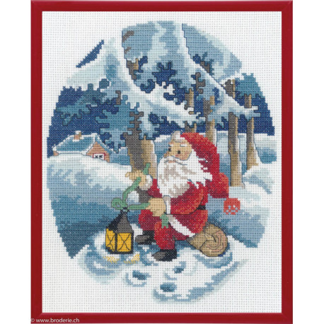 Permin, kit Père Noël dans la forêt (PE92-2224)