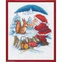 Permin, kit Père Noël et écureuil (PE92-2222)