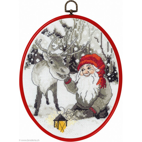 Permin, kit Père-Noël vers les animaux (PE92-9645)