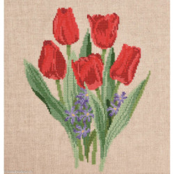 Permin, kit Red Tulips (PE12-1452)