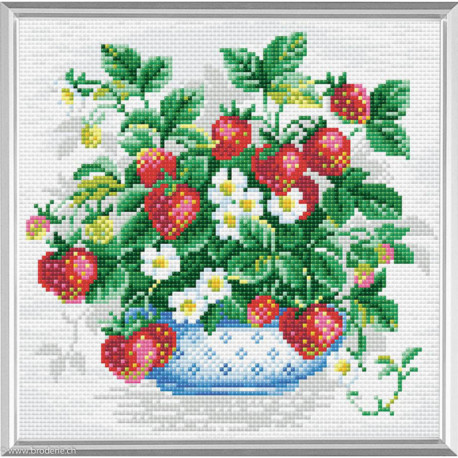 Riolis, kit diamant Basket of Strawberries (RIAM0008)