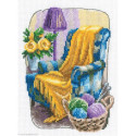 RTO, kit Grandmother's old garden - fauteuil et tricot (RTOC349)