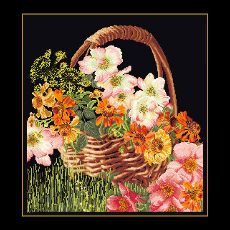 Thea Gouverneur, kit panier de fleurs (G3064.05)