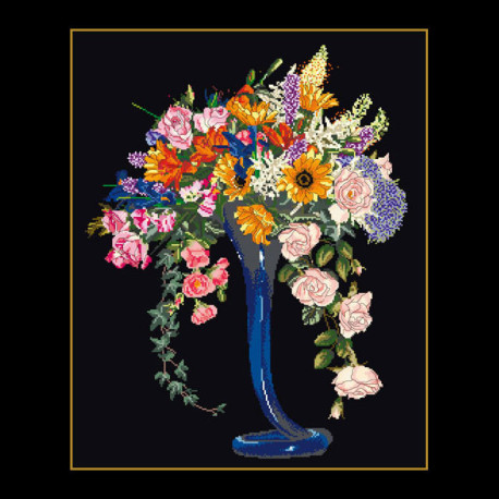 Thea Gouverneur, kit Vase et bouquet de fleurs (G1086.05)
