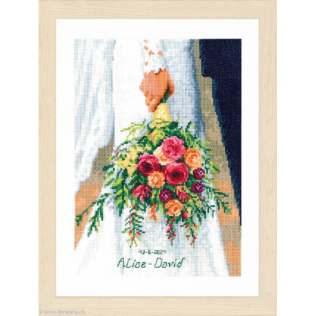 Vervaco, kit Bouquet de la mariée (PN0189338)