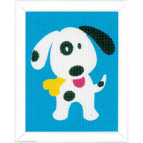 Vervaco, kit canevas peint Un chien chouette (PN0156897)
