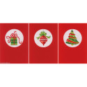 Vervaco, Kit carte de voeux Noël lot de 3 (PN0145622)