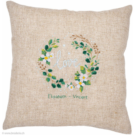Vervaco, kit coussin à broder Love (PN0185141)