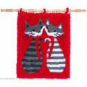 Vervaco, Kit coussin Chats rayés (PN0156930)
