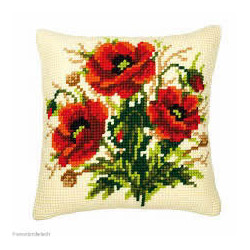 Vervaco, kit coussin Coquelicots (PN0008523)