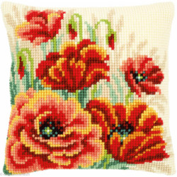 Vervaco, kit coussin coquelicots (PN0149724)